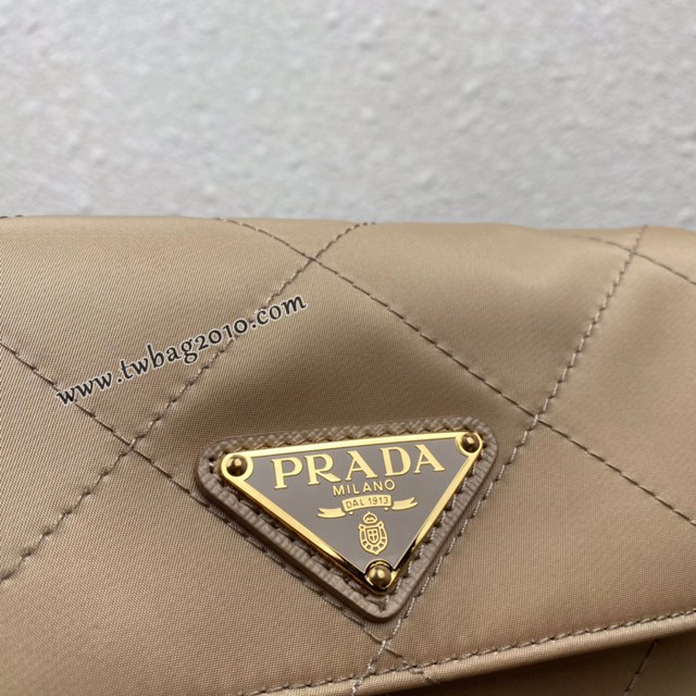 Prada專櫃新款中古小挎包 1BD619 普拉達Vintage中古鏈條菱格流浪包 csp1372